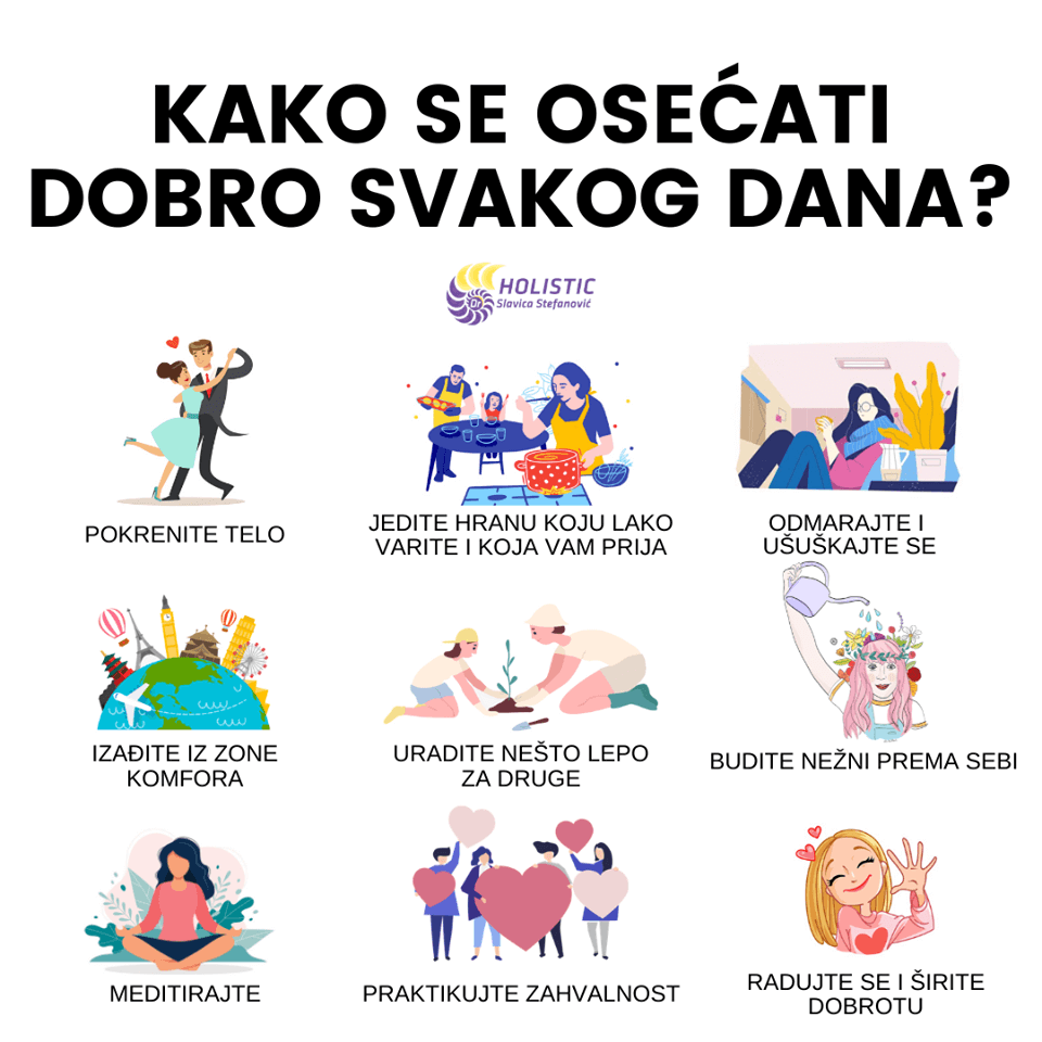 kako se osecati dobro svakog dana